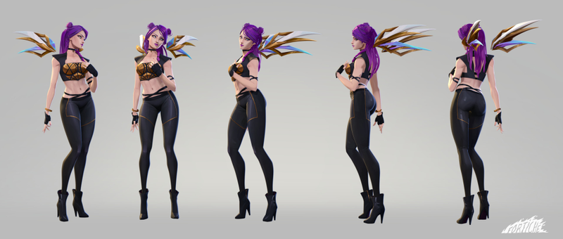 Illustration for article titled The Art Behind League Of Legends' K-Pop VideoÂ